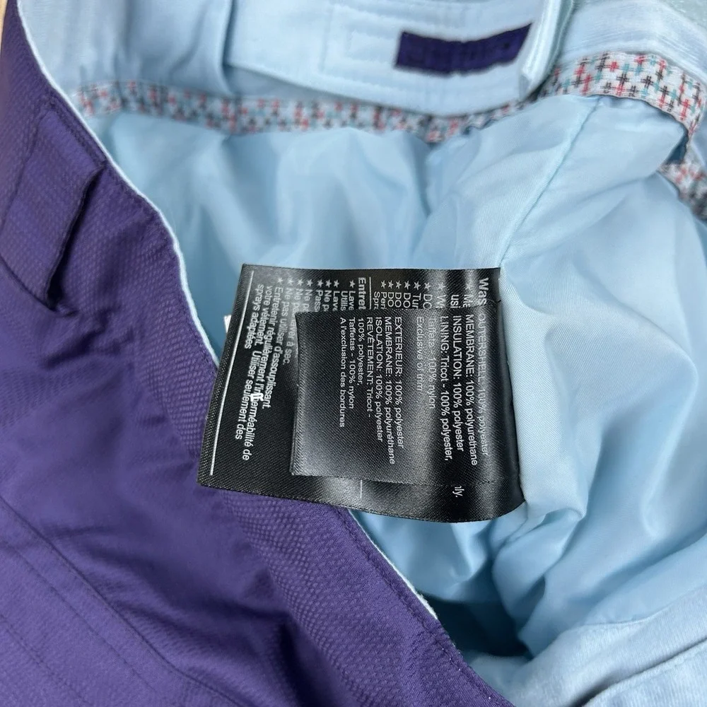 Burton Women's XL Purple Blue Ski Snow Pants Snowboard Winter Outdoor Snow Sport